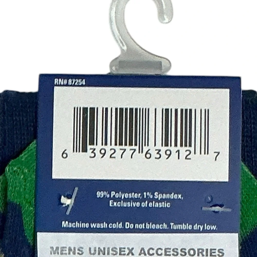 Martini Cocktail Socks Fun Novelty Print One Size Unisex Men 6-12 Blue Green
